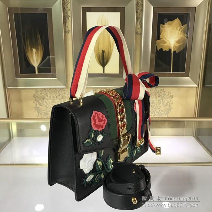 GUCCI古馳女包 新款 專櫃品質 421882 進口牛皮 原廠五金 Gucci手提包 古馳斜挎包  ydgq3201